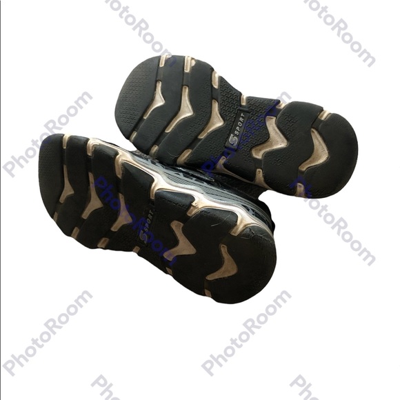 Black and Grey Sports Sneakers for Kids - Picture 4 of 5